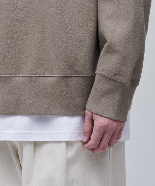 MUSINSA STANDARD(ムシンサスタンダード)の「特大カラースウェットシャツ【ダスティベージュ】(スウェット・メンズ・その他・SMALL/MEDIUM/XX-LARGE/XXX-LARGE/X-LARGE)」の8枚目の写真