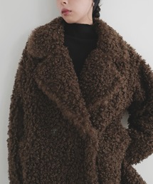 LIAN | プードルファーテーラードコート(ピーコート)