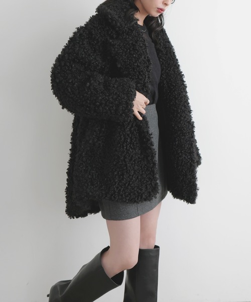 プードルファーテーラードコート（ピーコート）｜LIAN（リアン）の