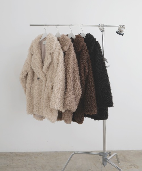 プードルファーテーラードコート（ピーコート）｜LIAN（リアン）の