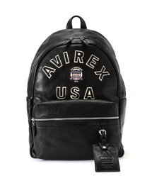 AVIREX（アヴィレックス）の「VARSITY LEATHER DAYPACK/ バーシティレザーデイパック（バックパック/リュック）」