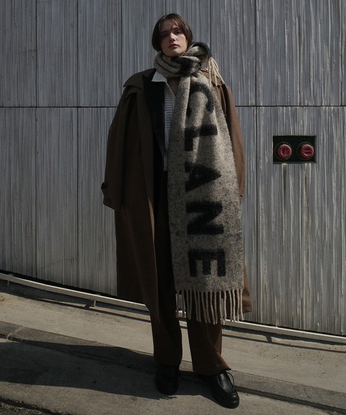 今季◇CLANE◇CLANE LOGO MUFFLER CLANE LOGO MUFFLER（マフラー）｜CLANE（クラネ）のファッション通販
