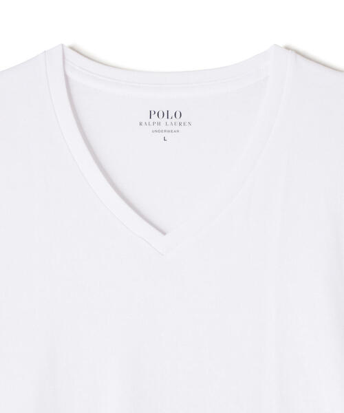 POLO RALPH LAUREN UNDERWEAR（ポロラルフローレンアンダーウェア）の「POLO RALPH LAUREN/ポロラルフローレン/V NECK UNDERSHIRT（インナーウェア/肌着・メンズ・ホワイト/ブラック/グレー・S/L）」の13枚目の写真