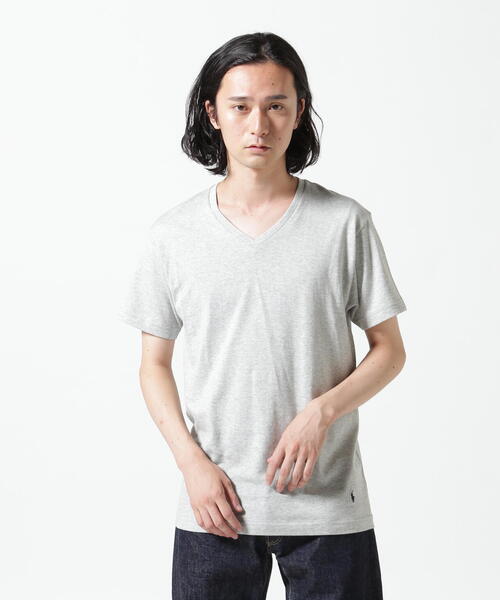 POLO RALPH LAUREN UNDERWEAR（ポロラルフローレンアンダーウェア）の「POLO RALPH LAUREN/ポロラルフローレン/V NECK UNDERSHIRT（インナーウェア/肌着・メンズ・ホワイト/ブラック/グレー・S/L）」の10枚目の写真