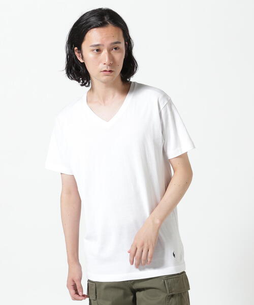 POLO RALPH LAUREN UNDERWEAR（ポロラルフローレンアンダーウェア）の「POLO RALPH LAUREN/ポロラルフローレン/V NECK UNDERSHIRT（インナーウェア/肌着・メンズ・ホワイト/ブラック/グレー・S/L）」の18枚目の写真