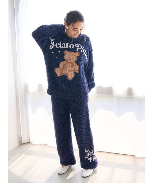 HOLIDAY】ジェラートスノーベアジャガードロングパンツ（ルームウェア