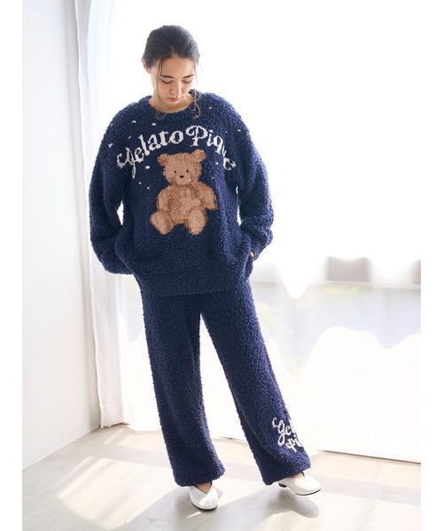 HOLIDAY】ジェラートスノーベアジャガードロングパンツ（ルームウェア