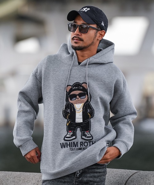 adamsJUGGLER（アダムスジャグラー）の「W/Rヒップベアーフーディー（パーカー・メンズ・ブラック/グレー・M/L）」の17枚目の写真