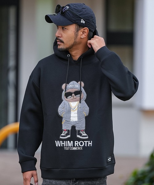 adamsJUGGLER（アダムスジャグラー）の「W/Rヒップベアーフーディー（パーカー・メンズ・ブラック/グレー・M/L）」の11枚目の写真