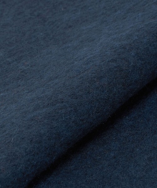 green label relaxing(グリーンレーベルリラクシング)の「GLR ブークレ リバーシブル マフラー(マフラー・メンズ・ブラック/ダークブラウン/ネイビー・FREE)」の10枚目の写真