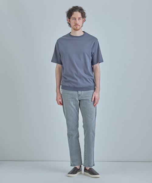 MEN'S BIGI（メンズビギ）の「【RED CARD/レッドカード】別注 Bass クリーンライトデニム（デニムパンツ・メンズ・グレー・54/30/28/41/29）」の5枚目の写真