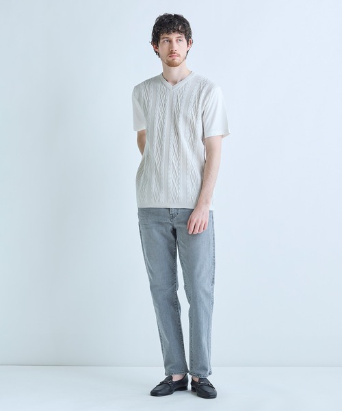 MEN'S BIGI（メンズビギ）の「【RED CARD/レッドカード】別注 Bass クリーンライトデニム（デニムパンツ・メンズ・グレー・54/30/28/41/29）」の17枚目の写真