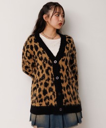 repipi armario（レピピ アルマリオ）の「【洗えるニット】レオパードシャギーカーディガン（カーディガン/ボレロ・キッズ）」