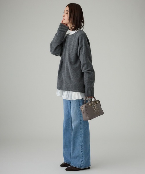 BABYLONE（バビロン）の「シアーフリルブラウス（シャツ/ブラウス・レディース・ホワイト/ブルー/ブラック・フリー）」の9枚目の写真