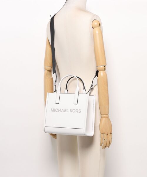 MICHAEL KORS(マイケルコース)の「COOPER XBODY STCTRD TOTE W TP ZP トートバッグ(トートバッグ・メンズ・ホワイト系・FREE)」の5枚目の写真