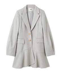 FURFUR | ツイードフレアドレスコート(チェスターコート)