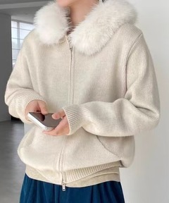 セール】スリットZIPニット 231729（ニット/セーター）｜Heather