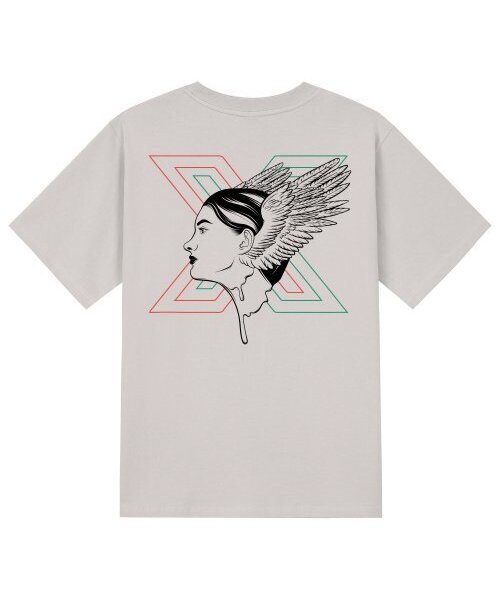 KAN6312(カン6312)の「KTC0062 カンウィメン 半袖Tシャツ - ベージュ(Tシャツ/カットソー・レディース・その他・LARGE/MEDIUM/SMALL/X-LARGE)」の1枚目の写真