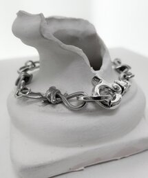 BLESSED BULLET（ブレスドブレッド）の「10mmガシリンクブレスレット-シルバー（ブレスレット）」