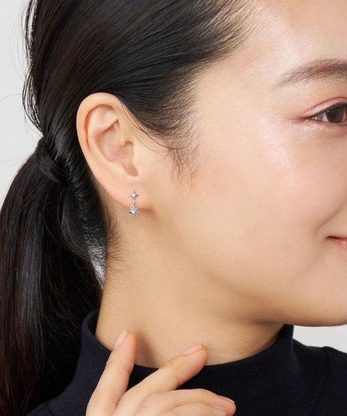 VENDOME AOYAMA(ヴァンドーム青山)の「ダイヤモンド ピアス(ピアス(両耳用)・レディース・プラチナム・ONE SIZE)」の4枚目の写真