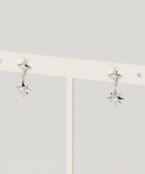 VENDOME AOYAMA(ヴァンドーム青山)の「ダイヤモンド ピアス(ピアス(両耳用)・レディース・プラチナム・ONE SIZE)」の2枚目の写真
