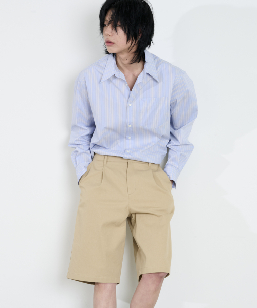 DUSTYWHITE(ダスティーホワイト)の「ベージュコットンバミューダショーツ(その他パンツ・メンズ・その他・SMALL/MEDIUM/LARGE)」の3枚目の写真