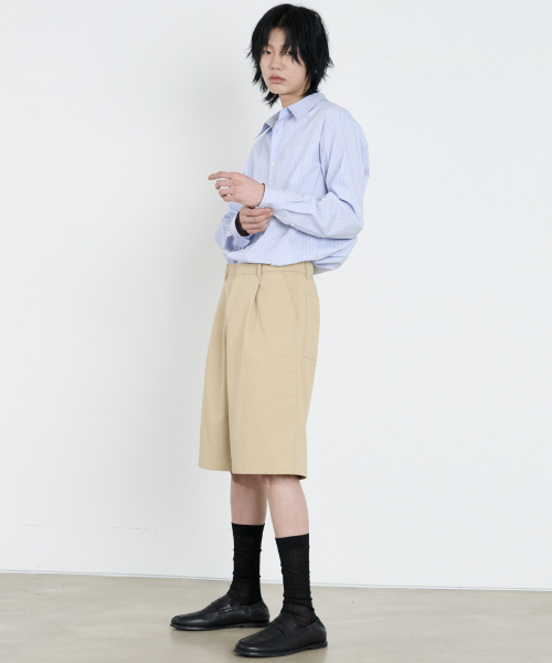 DUSTYWHITE(ダスティーホワイト)の「ベージュコットンバミューダショーツ(その他パンツ・メンズ・その他・SMALL/MEDIUM/LARGE)」の5枚目の写真