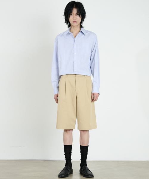 DUSTYWHITE(ダスティーホワイト)の「ベージュコットンバミューダショーツ(その他パンツ・メンズ・その他・SMALL/MEDIUM/LARGE)」の6枚目の写真