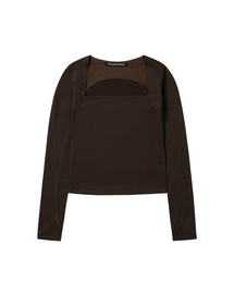 Bolero Top Brown