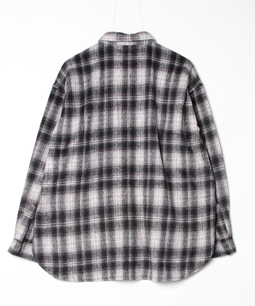 セール】シャギーオンブレーチェックジャケット（ブルゾン）｜NANO