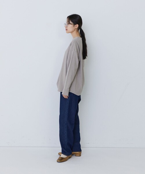 conges payes ADIEU TRISTESSE(コンジェ ペイエ アデュートリステス)の「コットンポンチプルオーバー(シャツ/ブラウス・レディース・グレー系その他/ベージュ系その他・FREE)」の17枚目の写真