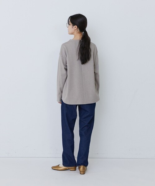 conges payes ADIEU TRISTESSE(コンジェ ペイエ アデュートリステス)の「コットンポンチプルオーバー(シャツ/ブラウス・レディース・グレー系その他/ベージュ系その他・FREE)」の16枚目の写真