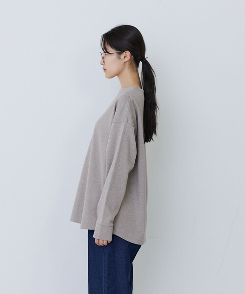 conges payes ADIEU TRISTESSE(コンジェ ペイエ アデュートリステス)の「コットンポンチプルオーバー(シャツ/ブラウス・レディース・グレー系その他/ベージュ系その他・FREE)」の13枚目の写真
