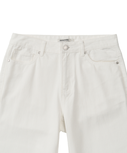EXCONTAINER（エックスコンテナ）の「WIDE DENIM PANTS (CREAM)（デニムパンツ・メンズ・その他・X-SMALL/SMALL/MEDIUM/LARGE/X-LARGE）」の2枚目の写真
