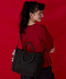 BONLECILL（ボンルシール）の「【BONLECILL Marche】《大容量／A4》2wayナイロンキルティングトートバッグ/ショルダーバッグ（トートバッグ）」