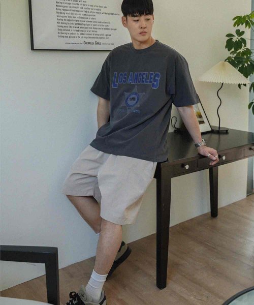 THE MILE（ザマイル）の「L.A COUNTY GARMENTS CREW [D.GREY]（Tシャツ/カットソー・メンズ・その他・SMALL/MEDIUM/LARGE/X-LARGE/X-SMALL）」の3枚目の写真