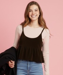 sara&cake（サラアンドケイク）の「＜sara&cake / サラアンドケイク＞バルーンキャミワンピース（ワンピース）」