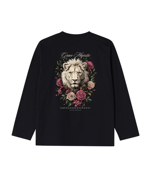 OHP(ワンハンドレッドパーセント)の「OHPxGOODD bグレースベーシック長袖Tシャツ(Tシャツ/カットソー・メンズ・ホワイト/ブラック・2XL/XL/M/L)」の2枚目の写真
