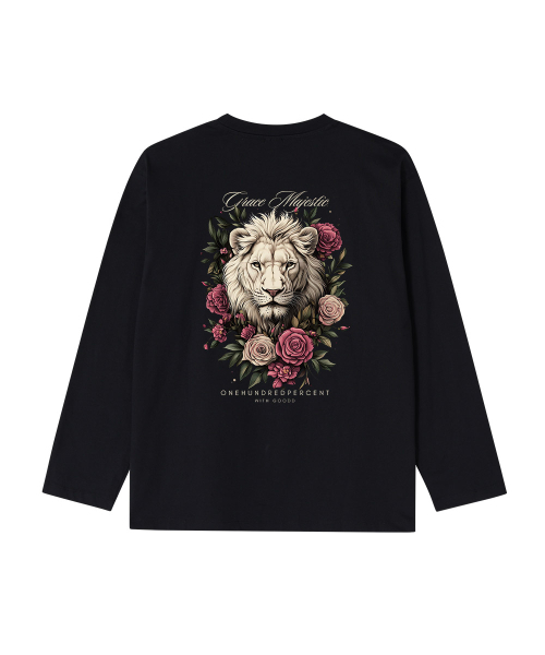 OHP(ワンハンドレッドパーセント)の「OHPxGOODD bグレースベーシック長袖Tシャツ(Tシャツ/カットソー・メンズ・ホワイト/ブラック・2XL/XL/M/L)」の7枚目の写真