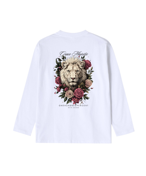 OHP(ワンハンドレッドパーセント)の「OHPxGOODD bグレースベーシック長袖Tシャツ(Tシャツ/カットソー・メンズ・ホワイト/ブラック・2XL/XL/M/L)」の8枚目の写真