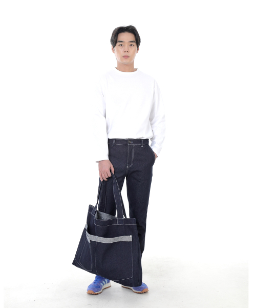 SAINTCREW(セントクルー)の「ウォーカー&ビルダーメガビックデニムショルダーバッグWBM-109インディゴWHS(エコバッグ/サブバッグ・メンズ・その他・フリー)」の9枚目の写真