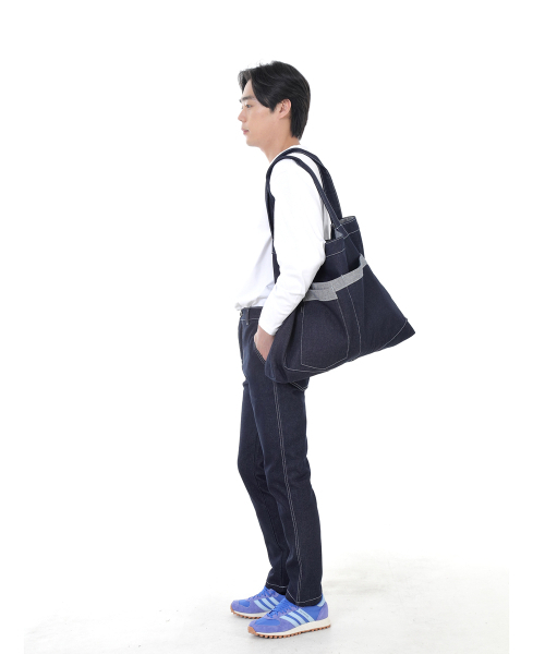 SAINTCREW(セントクルー)の「ウォーカー&ビルダーメガビックデニムショルダーバッグWBM-109インディゴWHS(エコバッグ/サブバッグ・メンズ・その他・フリー)」の10枚目の写真