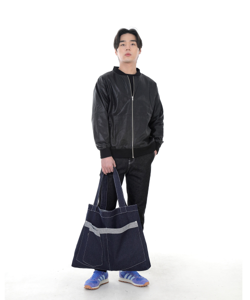 SAINTCREW(セントクルー)の「ウォーカー&ビルダーメガビックデニムショルダーバッグWBM-109インディゴWHS(エコバッグ/サブバッグ・メンズ・その他・フリー)」の12枚目の写真