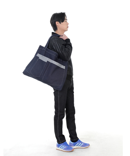 SAINTCREW(セントクルー)の「ウォーカー&ビルダーメガビックデニムショルダーバッグWBM-109インディゴWHS(エコバッグ/サブバッグ・メンズ・その他・フリー)」の13枚目の写真