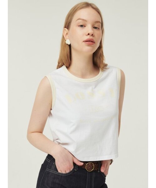 LOSSYROW(ロッシロー)の「Special Ringer Sleeveless yellow(Tシャツ/カットソー・レディース・その他・FREE)」の1枚目の写真