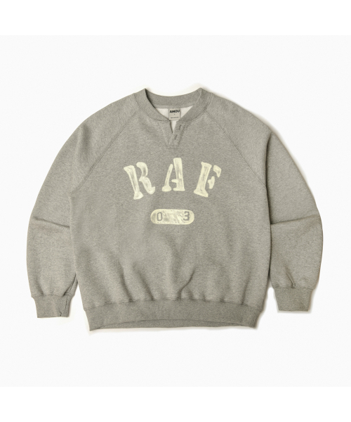 AMOU(アモウ)の「R.A.F Henley Neck GREY(スウェット・レディース・その他・1/2/3)」の3枚目の写真