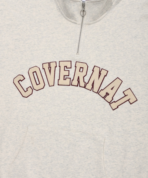 COVERNAT（カバーナット）の「アーチロゴハーフジップスウェットオートミール（スウェット・レディース・その他・X-SMALL/SMALL/MEDIUM/LARGE/X-LARGE/XX-LARGE）」の6枚目の写真