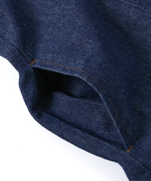 Boribon(ボリボン)の「リボンモチーフココデニムジャンスカ(ワンピース・キッズ・ネイビー/アイボリー・120/110/100/90/80/70)」の11枚目の写真