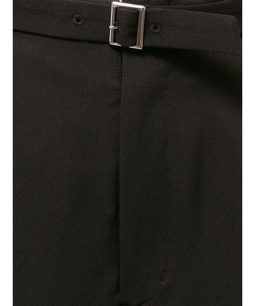 MURUA（ムルーア）の「【セットアップ対応】フロントベルトワイドパンツ（スラックス・レディース・ブラック/ベージュ/ミント/グレー・2/1）」の7枚目の写真