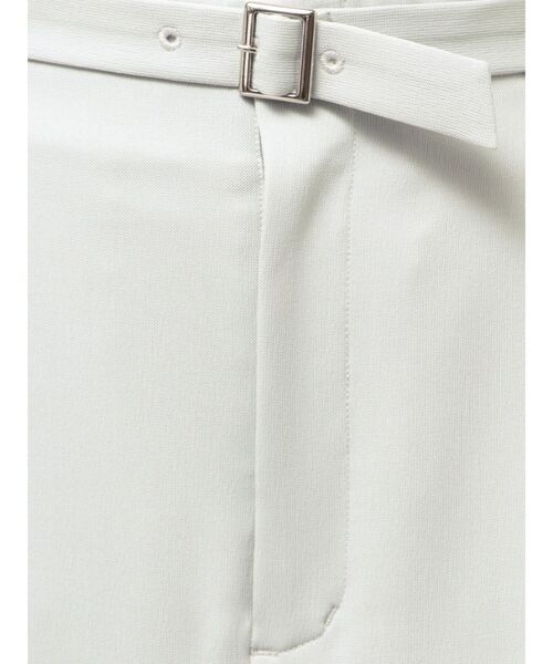 MURUA（ムルーア）の「【セットアップ対応】フロントベルトワイドパンツ（スラックス・レディース・ブラック/ベージュ/ミント/グレー・2/1）」の8枚目の写真